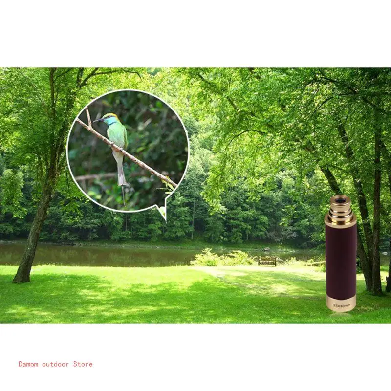 

25x30 Pocket Monocular Telescopes Monocular Handy Scope Adjustable Outdoors