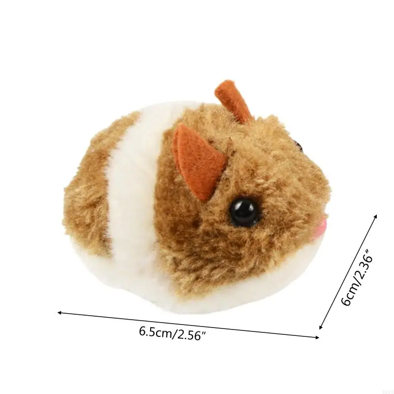 E06B ของเล่นแมวอินเทอร์แอคทีฟหนูที่เคลื่อนไหวจับได้ของเล่นสำหรับลูกแมวในร่ม