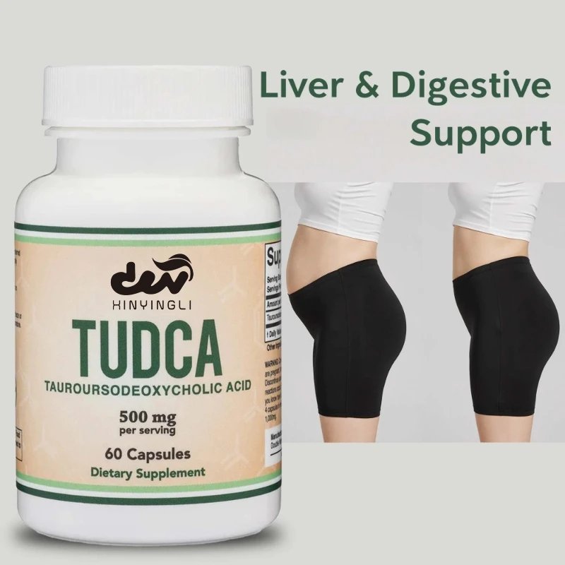 TUDCA Supplement for Liver Support, Supports Healthy Liver Function Intestinal Health and Promotes Gallbladder Health 60Capsules