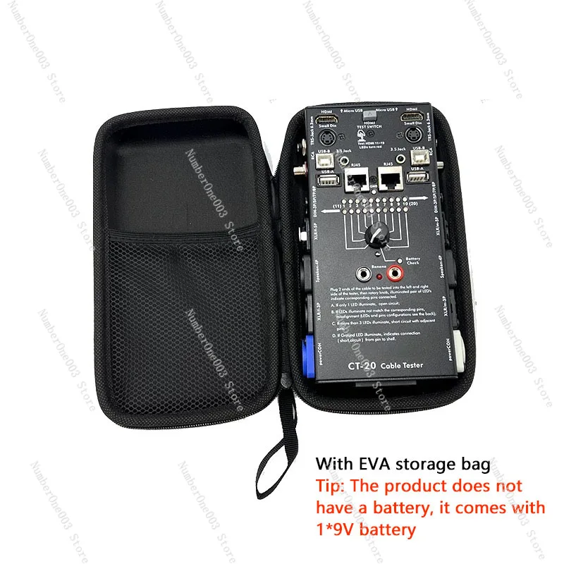CT20 Multi-Function Audio XLN Signal Audio Battery Line Measuring Instrument Line Measuring Tool