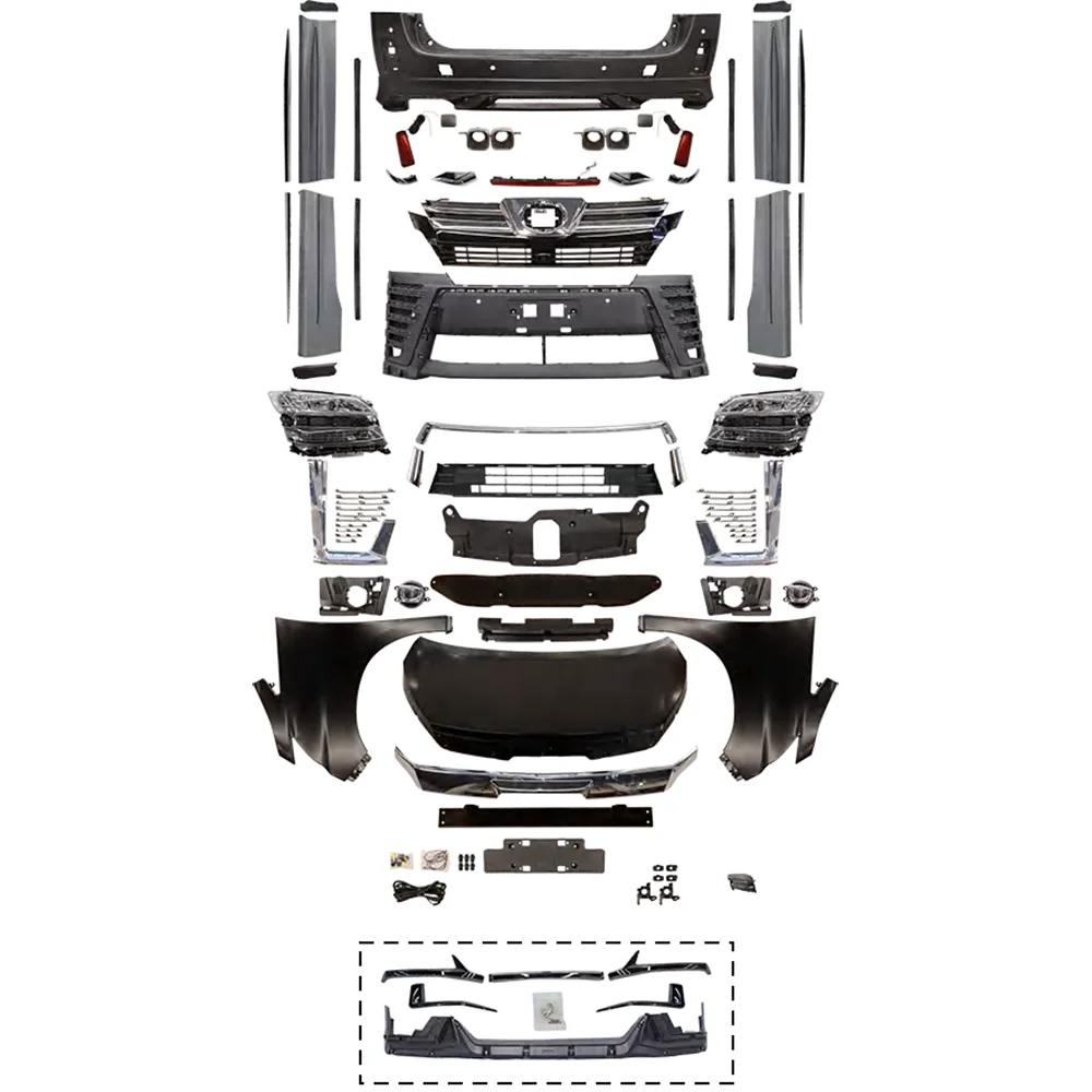 Factory Direct Modification Part Car Body Kits for 2008-2014 Alphard Include Grille for Alphard Bodykit