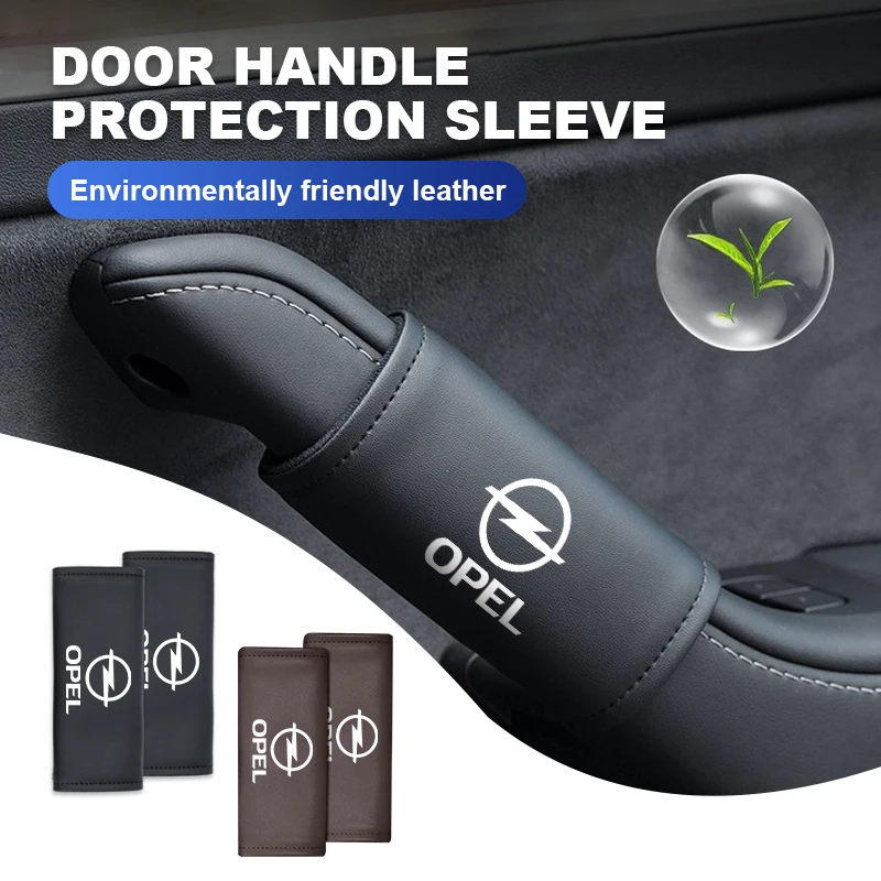 For Opel Car Door Inner Handle Protector Armrest Handle Decor Cover Astra H G J Insignia Corsa Zafira Meriva Mokka