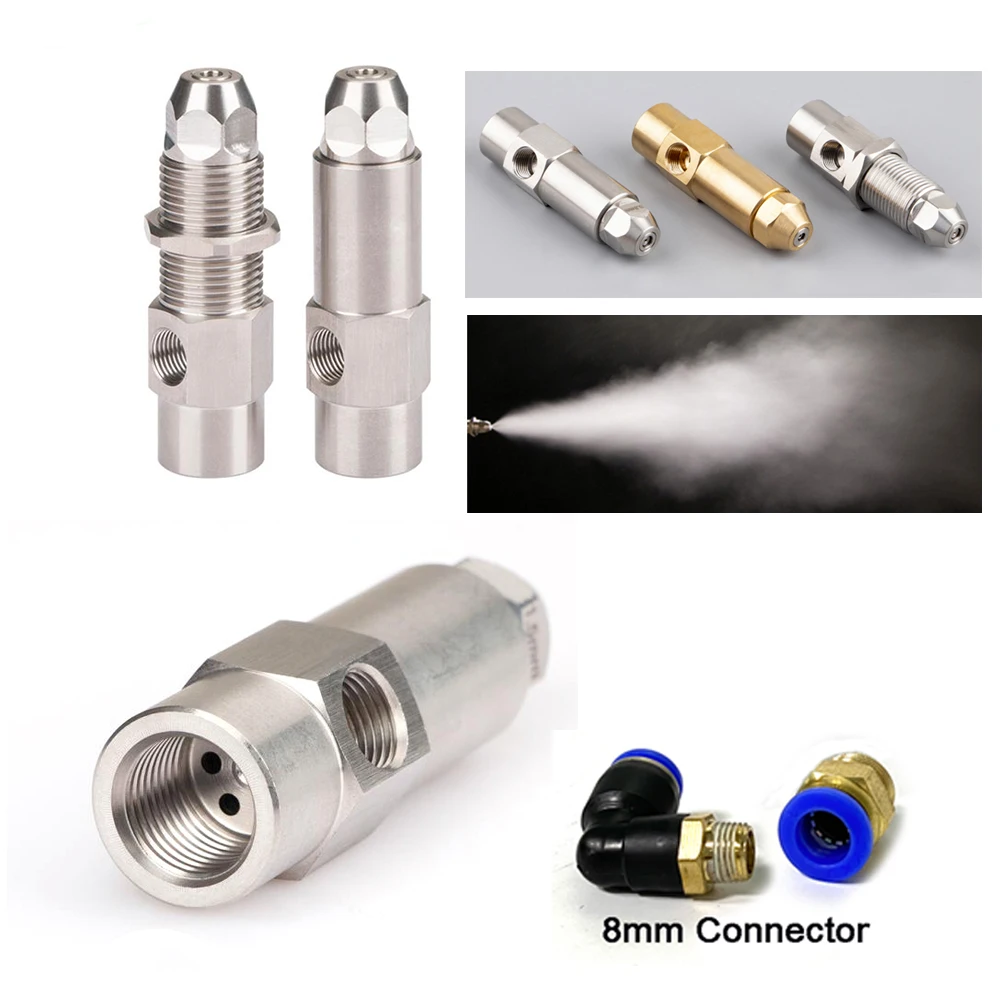 Waste Oil Burner Nozzle Fuel Oil Nozzle Waste Siphon Boiler Nozzle Oil Spray Boilers atomizing Burner  Nozzle with 8mm Connect