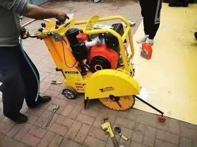 500mm Concrete Road Cutting Machine Diesel Gasoline Engine Pavement Floor Saw Cutter