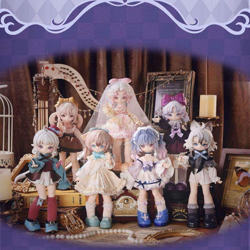 

Genuine Happy Engine MISYA Weird Gallery 1/8 BJD Blind Box MUSE Anime Figure WALTZ Mystery Box CHORD TONES Model Ornament Gift