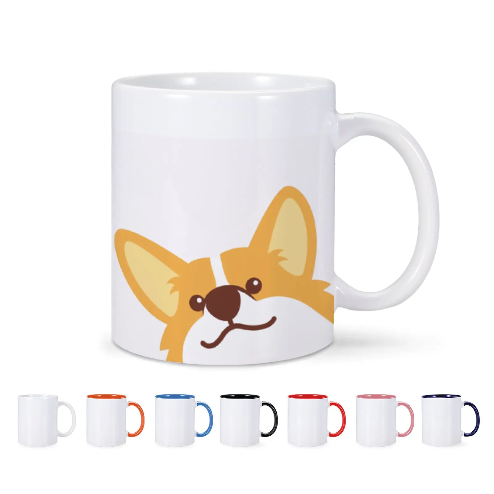 Funny Corgi Dog Ceramic Mug Cup Mug 11oz Coffee Milk Tea Cup Gifts For Dog Lovers Corgi Mom Dog Mom Women Men Pet Lovers Gifts