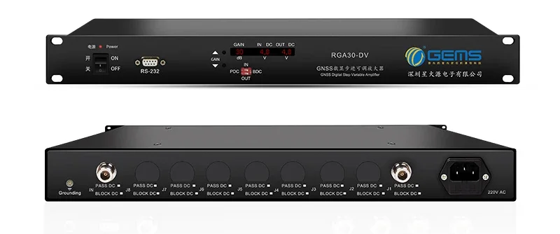 Rackmout Digital Gain Adjustable GPS and GNSS Repeater kit  GNSSRK-M-RDV