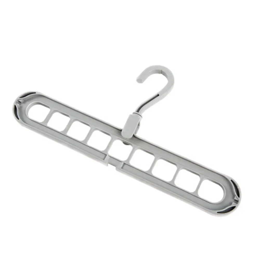JJYY 9-hole Space Saving Hanger 360 Rotating Magic Hanger Multi-function Folding Magic Hanger Wardrobe Drying Clothes Clothes
