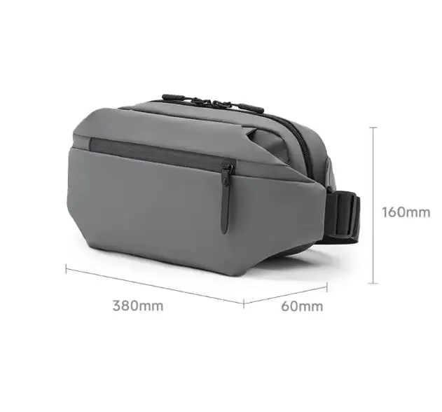 Xiaomi Mijia-Bolsa Multifuncional Esportiva Peito, Bolsa de Ombro Lazer, Bolsa para Cinto, Design Impermeável, Exterior Essencial, 2024