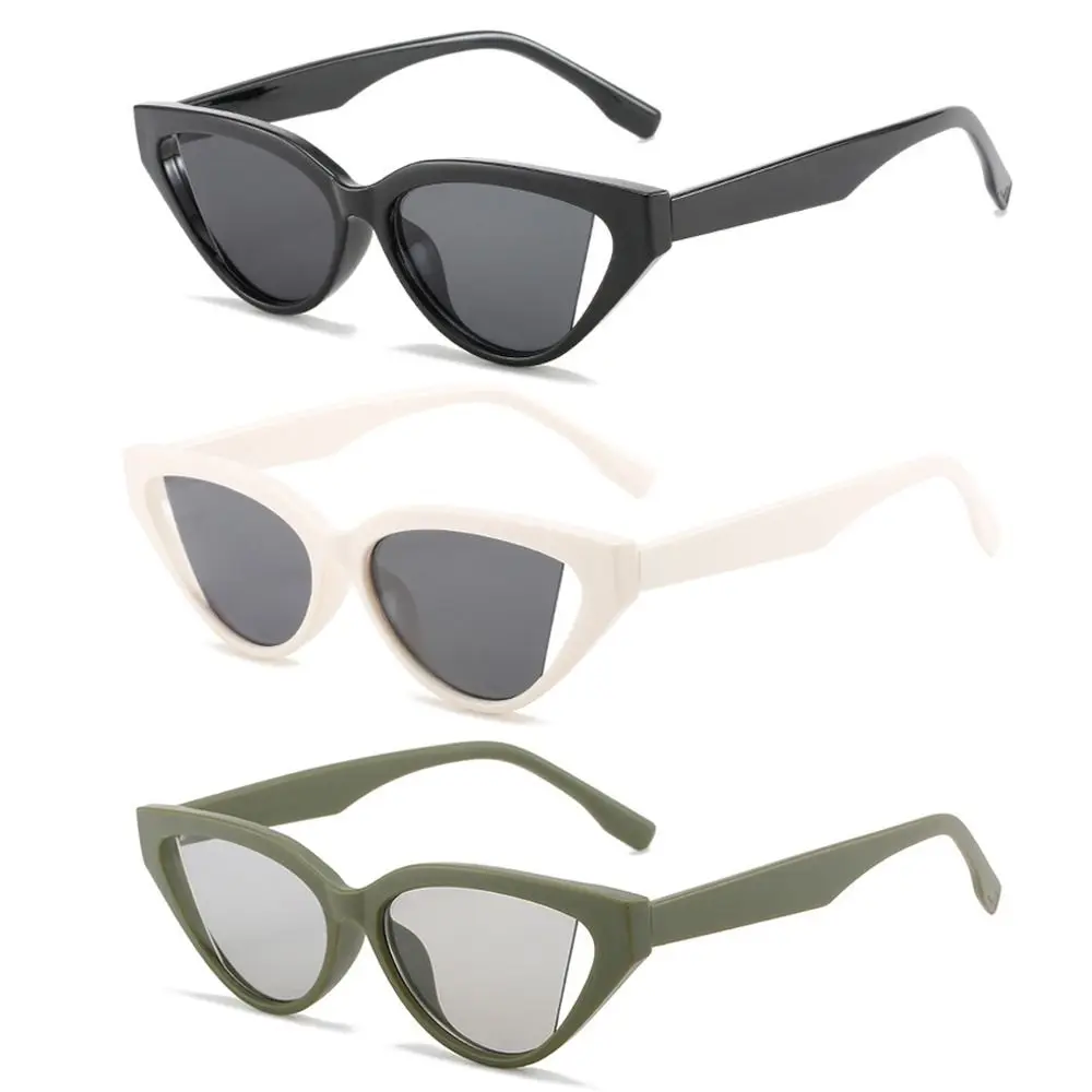 نظارات عين القط الرجعية ، نظارات القيادة ، ظلال سوداء مضادة للوهج ، نظارات السفر ، إطار صغير ، واقية للأشعة فوق البنفسجية ، الأنشطة الخارجية