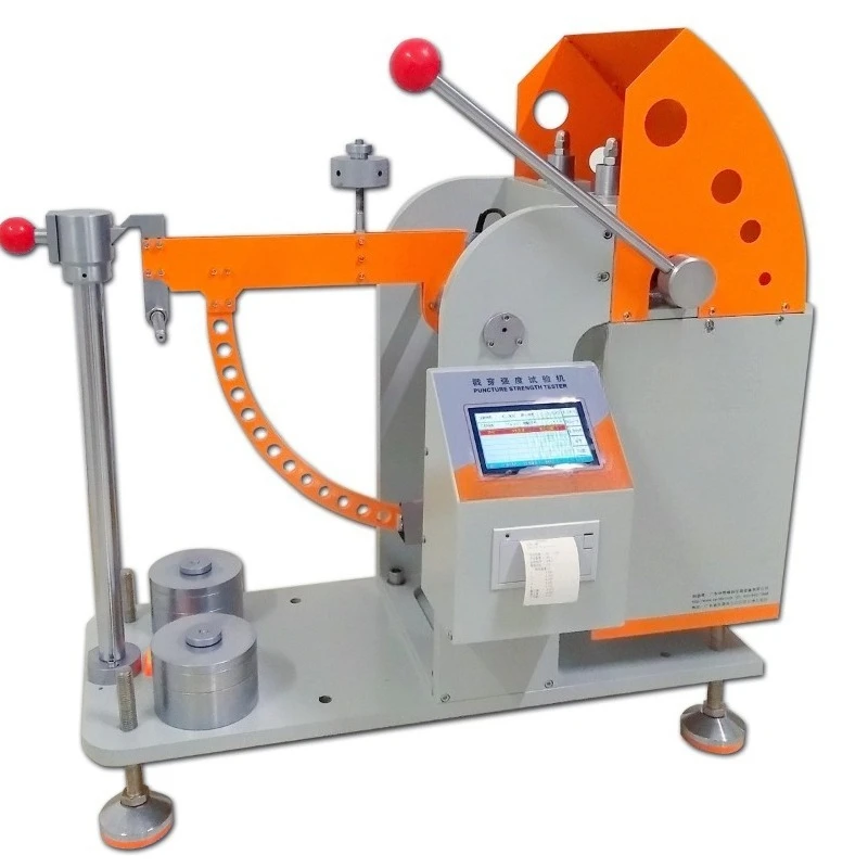 Strength testing machine, cardboard puncture tester, puncture force tester