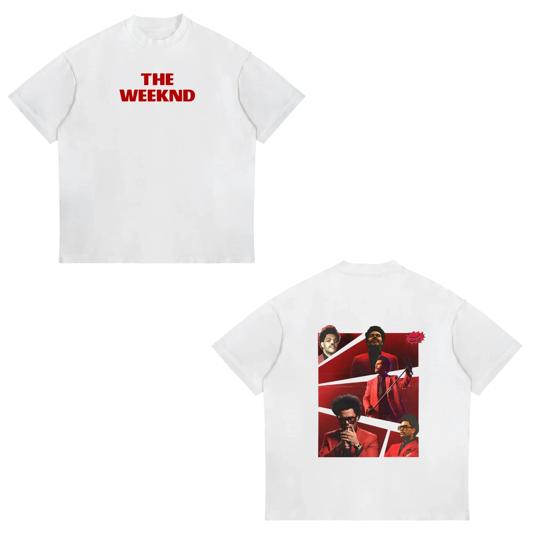 2026 Summer Retro The Weeknd After Hours Album Graphic T-shirts for Men Vintage 90s Hip Hop Gothic Shirt Casual Unisex T-shirt