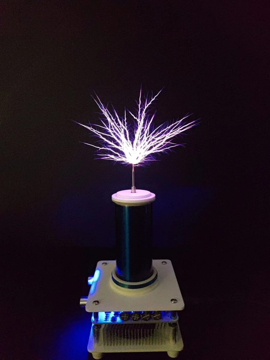 

Tesla Coil Long Arc Hand Touchable Music Technology Gift Electronic Toy