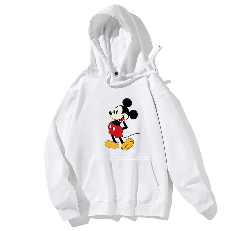 Couple Hooded Sweater Men and Women Mickey Minnie Spring and Autumn Thin Disney Pullover Jacket Student Hoodie