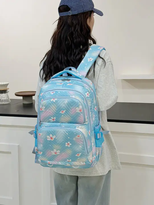 حقيبة ظهر شجرة عيد الميلاد للجنسين بسعة كبيرة وخفيفة الوزن حقيبة نهارية مطبوعة هدية للسفر حقيبة يومية عصرية عالية الجودة للتنقل #6