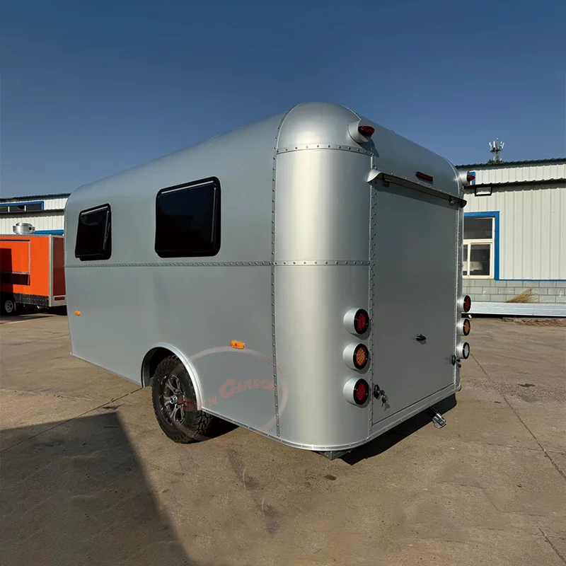 

Fully Equipped Concession Trailer Mobile Coffee Bar Fast Food Truck Shop with Full Kitchen by a Manufacturer