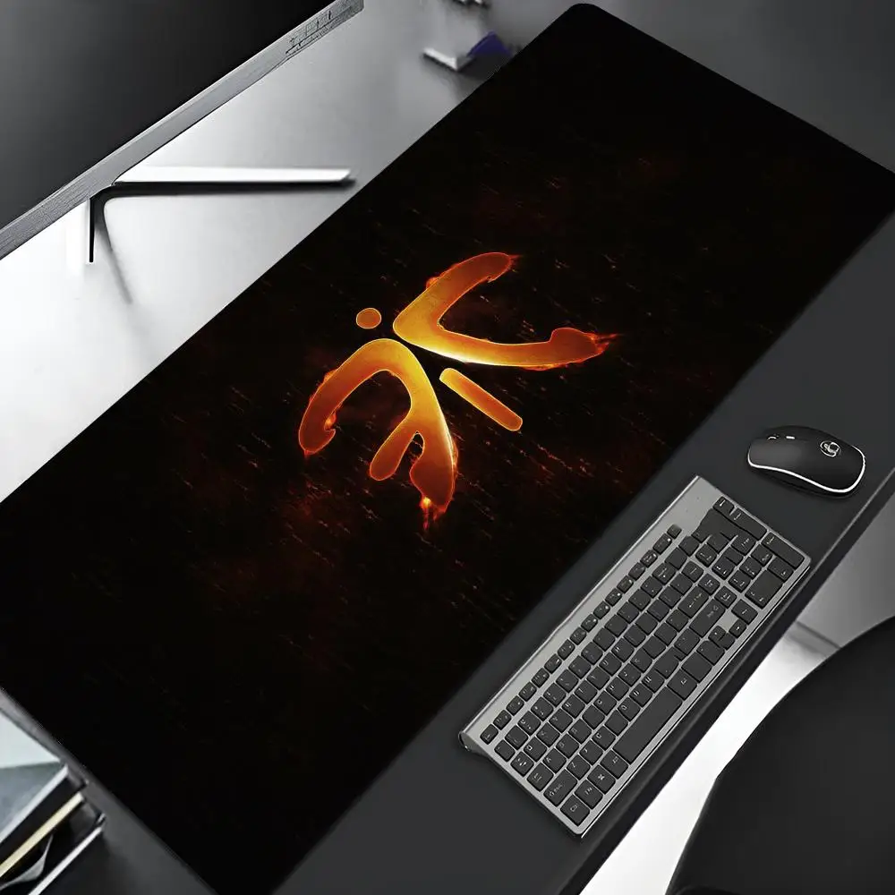 FnaticS Alfombrilla de ratón para juegos Borde de bloqueo Computadora grande Gamer Valorant Alfombrilla de ratón de Arte de goma grande Alfombrilla de escritorio para computadora portátil