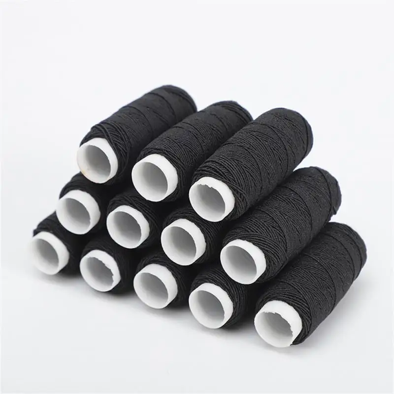 Universal Elastic Thread Rubber Thread Black And White Elastic Small Coil Imported Elastic Thread DIY Apparel Sewing Supplies