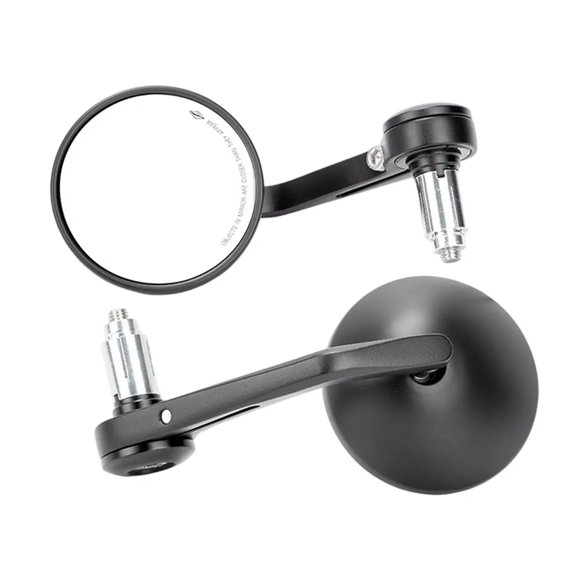 update. 22mm Motorcycle Handlebar End Mirror Aluminum Alloy Rear Mirror Universal 7/8'' Hollow Handlebar Mirror Accessories