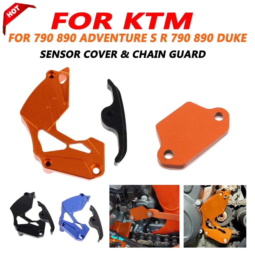 

Chain Guard Cover Front Sprocket Guard Protector Cover Sensor Cover For KTM 790 890 Adventure S R 21-2023 790 890 Duke 2020-2023