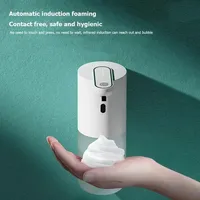 P8 Touchless Automatic Sensor Soap Dispenser 400ML Rechargeable Smart Infrared Sensor Liquid Foam Pump Hand Sanitizer