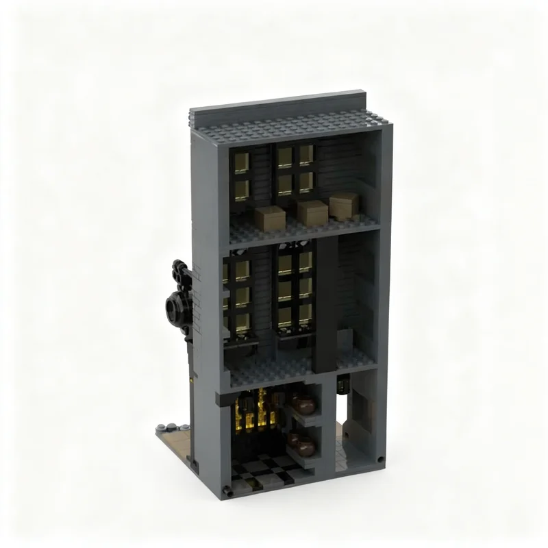 500pcs MOC Harry Diagon Alley Extension Potages Cauldrons Model Building Blocks Toys Christmas Gifts Idea Architecture Education