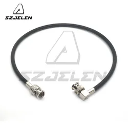 Monitor 12G HD-SDI Video Cable, Right Angle BNC to Right Angle BNC 75 Ω CANARE LV-61S Coaxial Cable