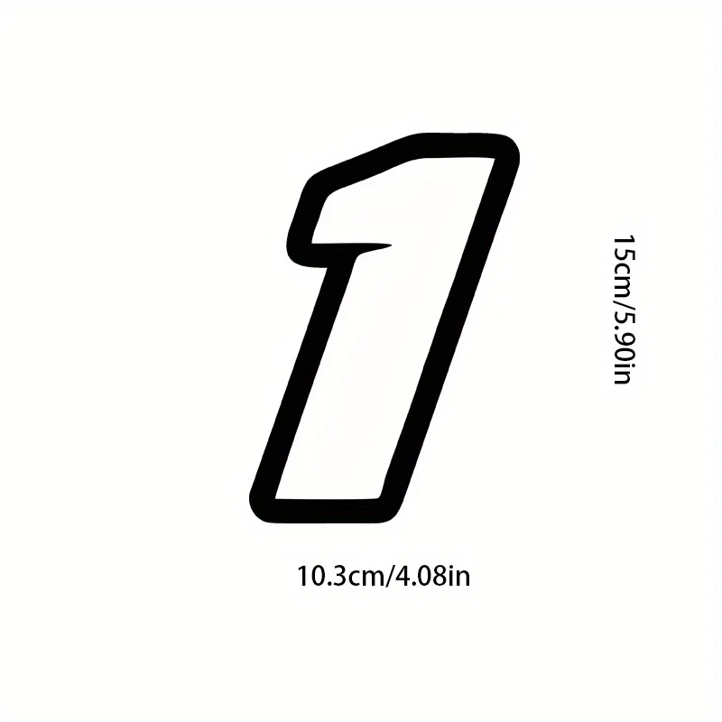521 Racing Number Vinyl Decal, Durable Sticker for Jeep Laptop Fridge Luggage, Versatile Car Bedroom Vehicle Customization Decor