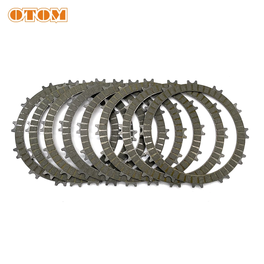 OTOM 8 Pcs/Lot Engine Clutch Friction Plate Iron Lining Disc For KTM EXC SX XCW TC TE TX EC EX MC 250 300 Motorcycle Accessories