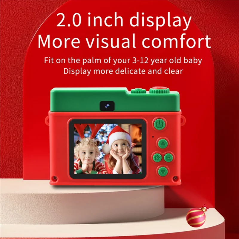 A99E-One-Click Shooting, 96 Million Photography Pixels, Child Mini Camera, Christmas Edition For Parents