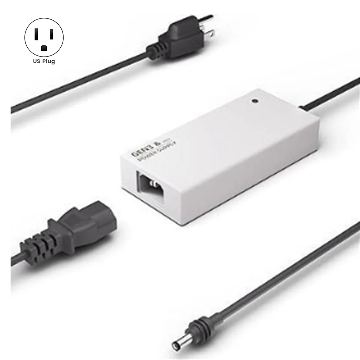 ABGN para fuente de alimentación Gen 3, cargador de CA a CC con cable de alimentación, adaptador de 144W para enchufe Mini y Gen3 US
