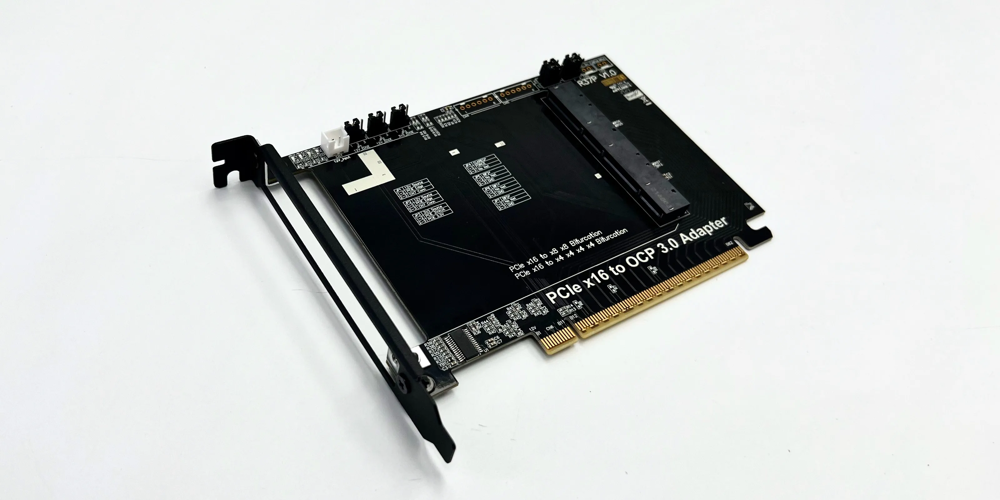 ADT-Link PCIe 4.0 x16 auf OCP NIC3.0 Gen-Z 4C+/SFF-TA-1002 seitliche Adapterkarte, kompatibel mit Gen3/Gen4 Laptop-PC – Detail 7