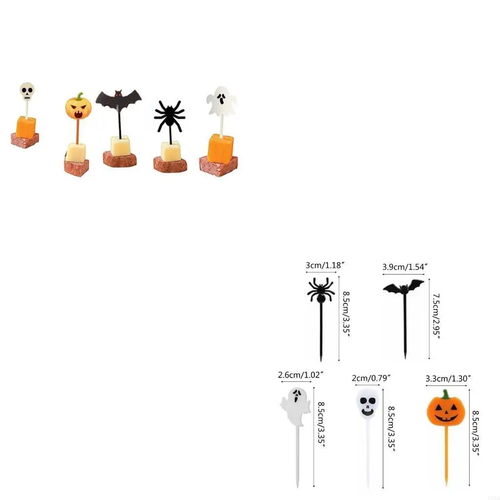 Halloween Theme Fruit Forks Fork Forks Fruit Toothpick for Party