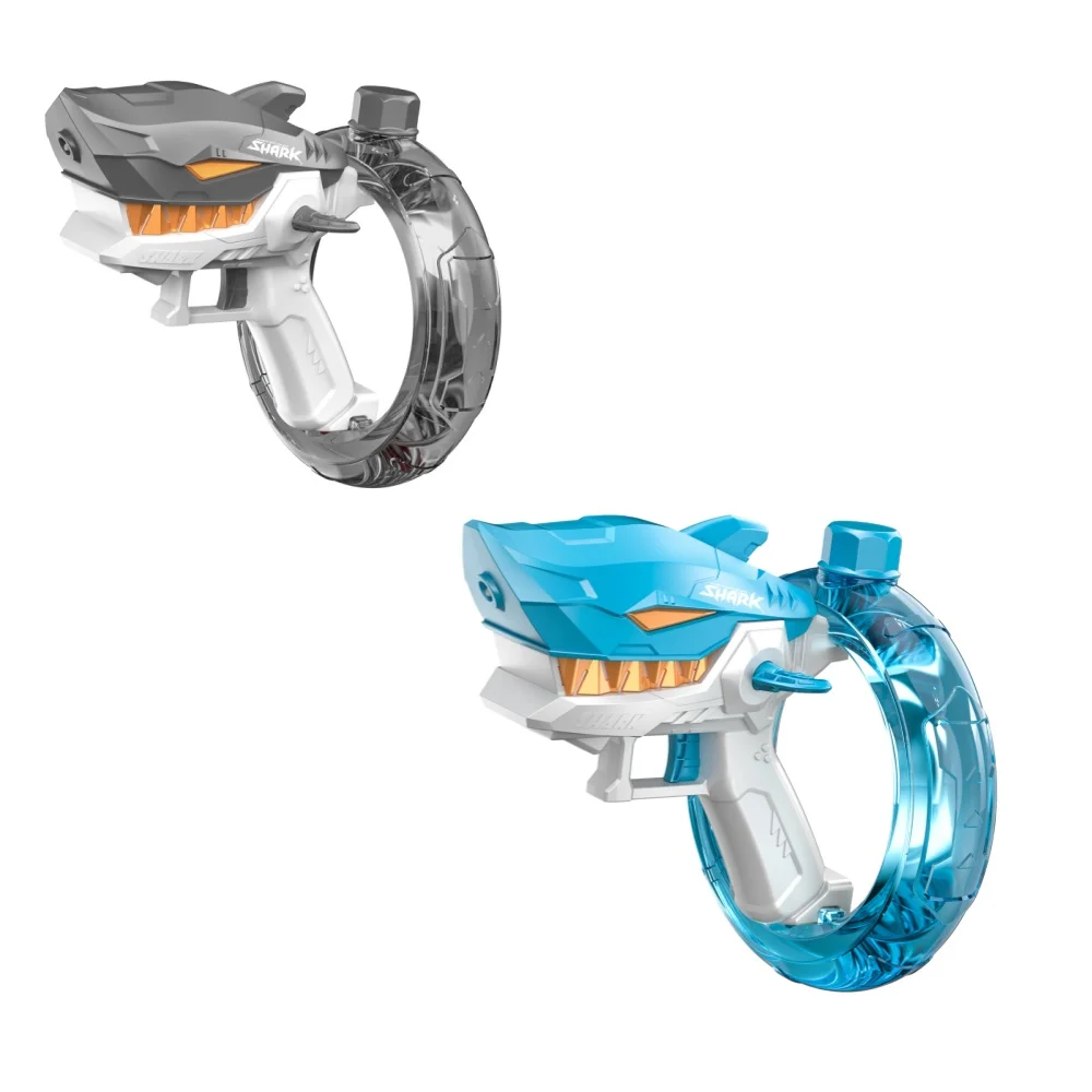 Estate grande squalo portatile pistola ad acqua automatica giocattolo pistola ad acqua elettrica all'aperto per bambini spiaggia piscina gioco d'acqua giocattolo