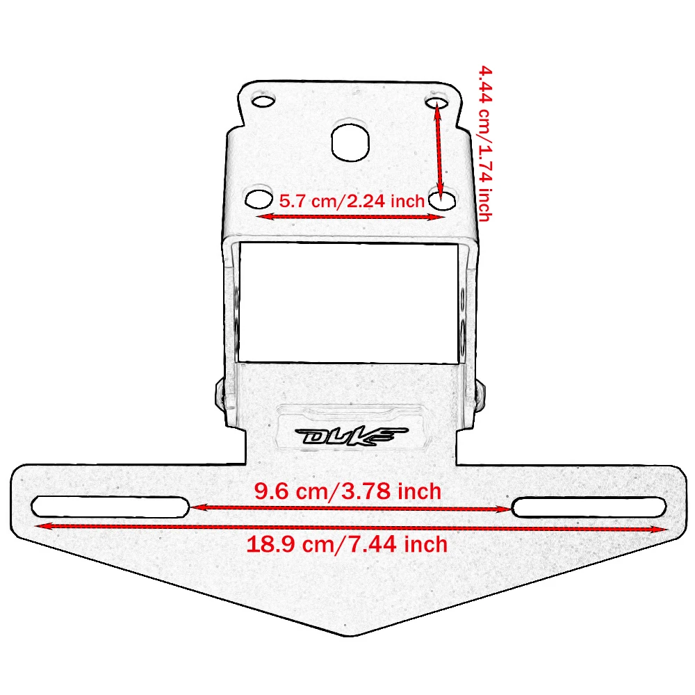 For Duke 200 250 390 Duke250 Duke200 Duke390 2018 2019 2020 Duke125 2017-2021 License Plate Holder Tail Tidy Fender Eliminator