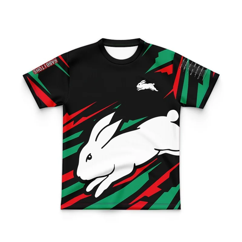 KIDS  2024 Training T-shirt South Sydney Rabitos Green Shirt