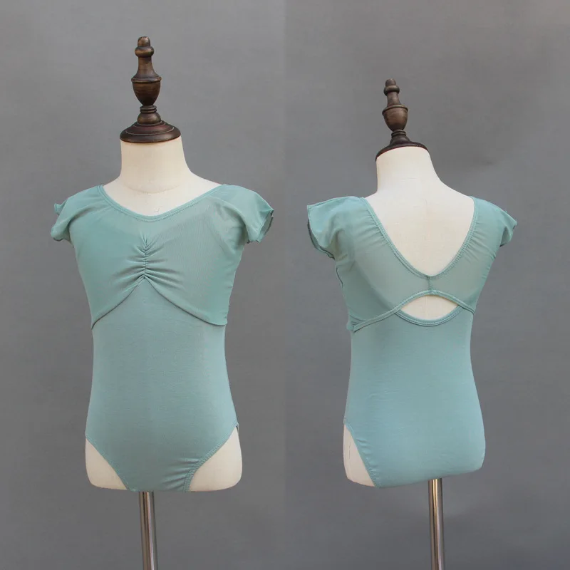 Girls Ballet Tutu Outfits Gymnastics Ballet Practice Costumes for Children Dance Wear Leotards for Girls Training Clothes