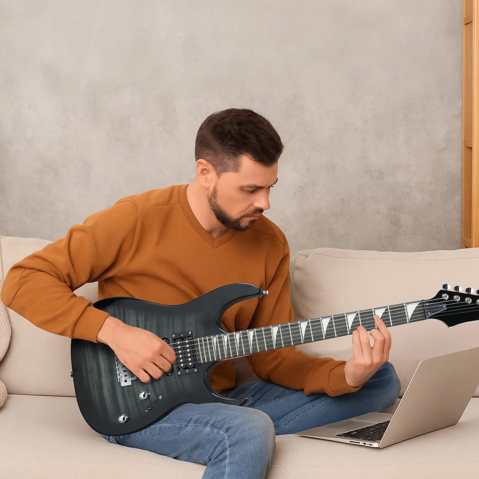 

Электрогитара 170 Model 39in для начинающих с усилителем 5W