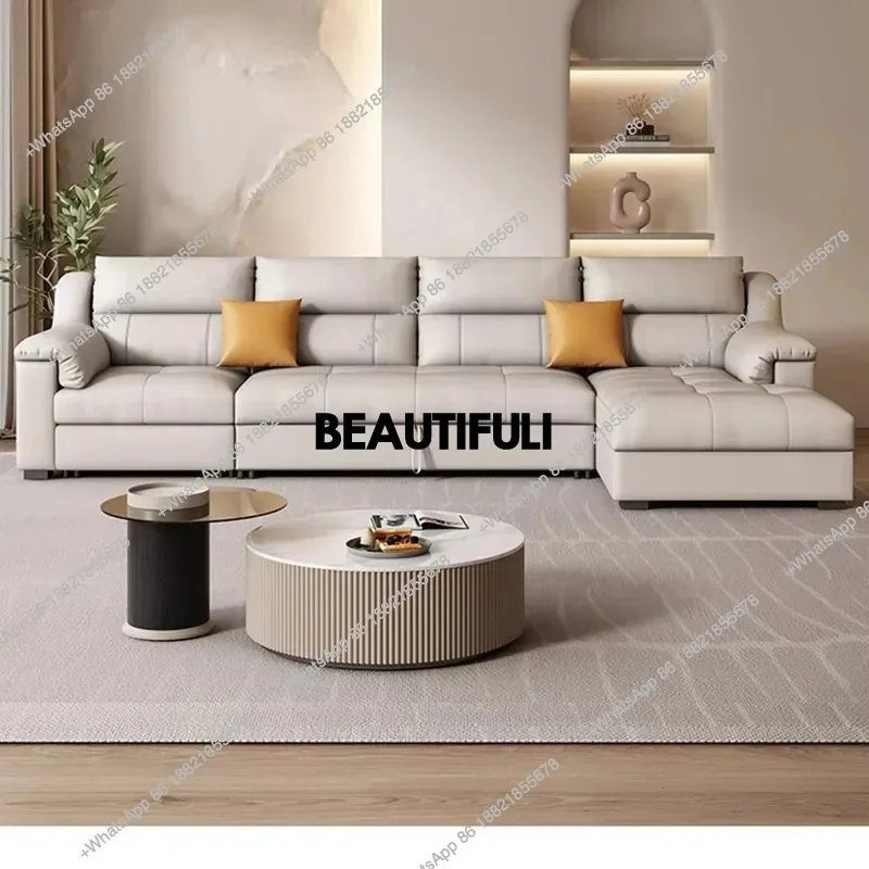 E182 Back Support Living Room Sofa European Electric Luxury Recliner Living Room Sofas Puffs Lazy Divano Adhd Home Furniture