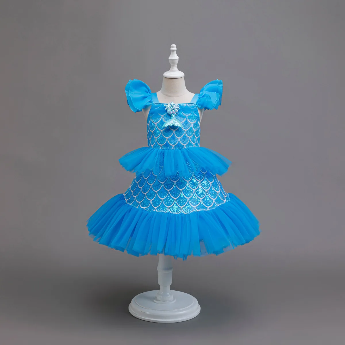 

HETISO платье русалки для девочек, детское платье-пачка принцессы, пышное детское летнее платье для выпускного вечера, дня рождения, школьное повседневное платье