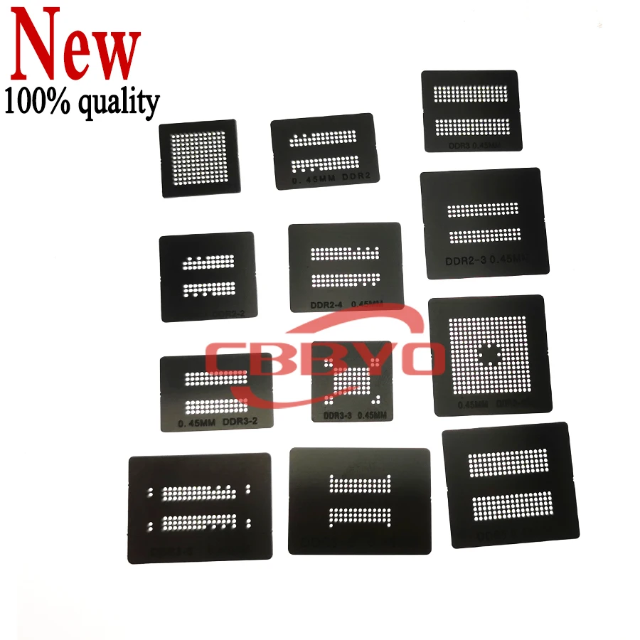 Memory Direct Heat BGA Reballing Stencils Template Holder Jig For DDR1 DDR2 DDR3 DDR5 DR2-3 DDR3-2 GDDR5 Welding Rework Repair