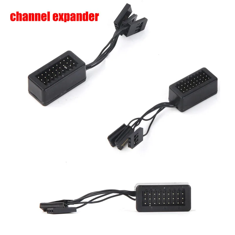 

HUB3.3 Remote Control Channel Expander One To Three Y Lines for 1/10 RC Crawler Car Traxxas TRX4 Defender AXIAL SCX10 RC4WD D90