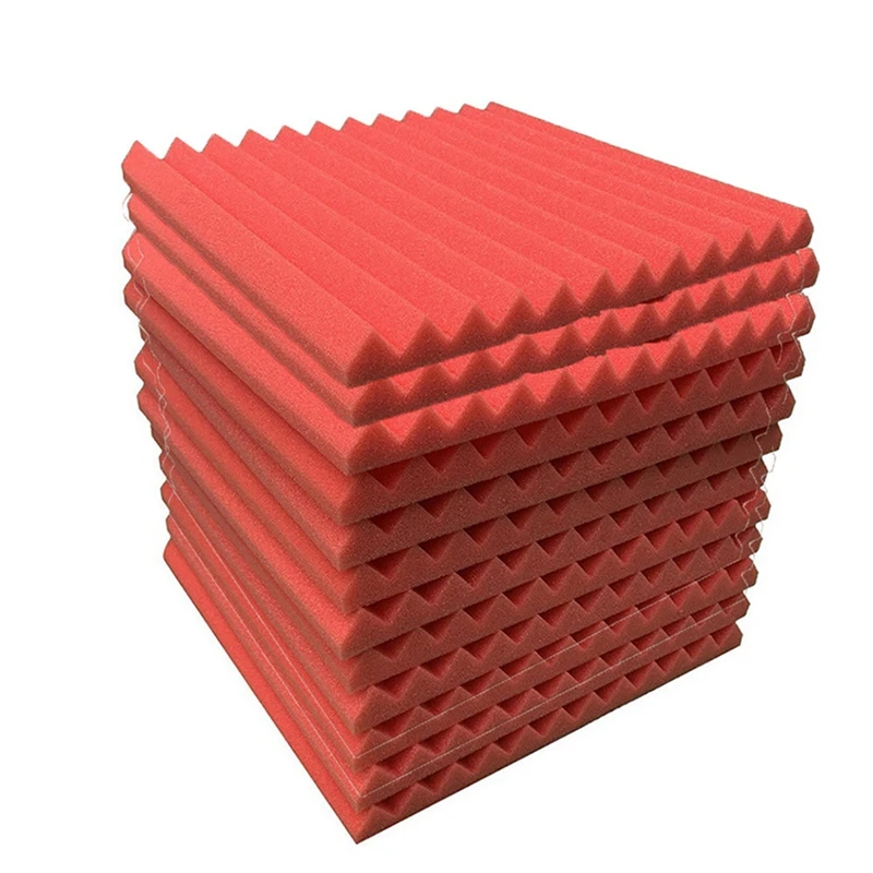 Acoustic Foam Panels 12 Pcs, Soundproof Wall Panels 30X30x5cm, High Density Sound Absorbing Panel For Walls