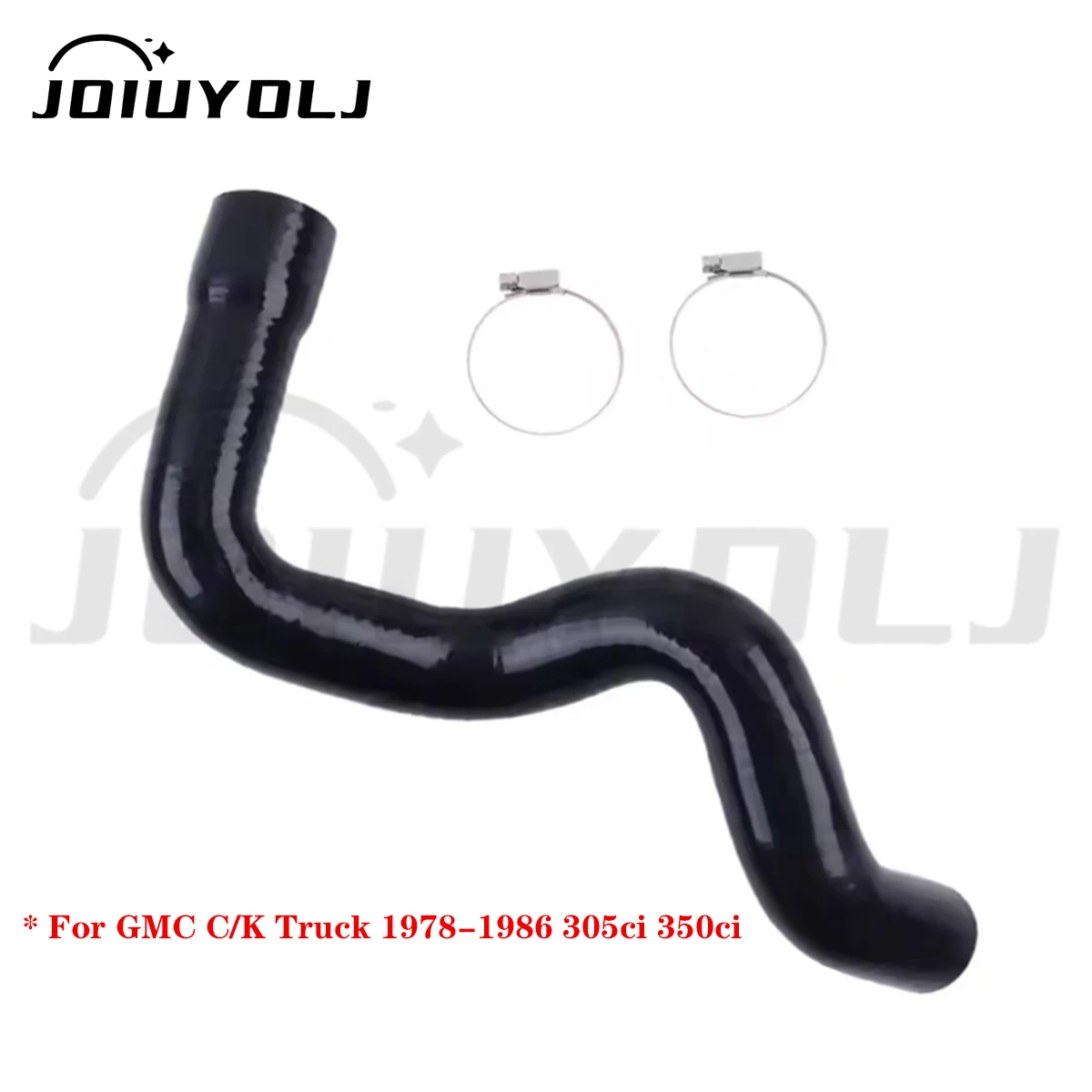 4PLY Silicone Lower Radiator Hose With Clamps For GMC C/K Truck 1978-1986 305ci 350ci Small Block V8
