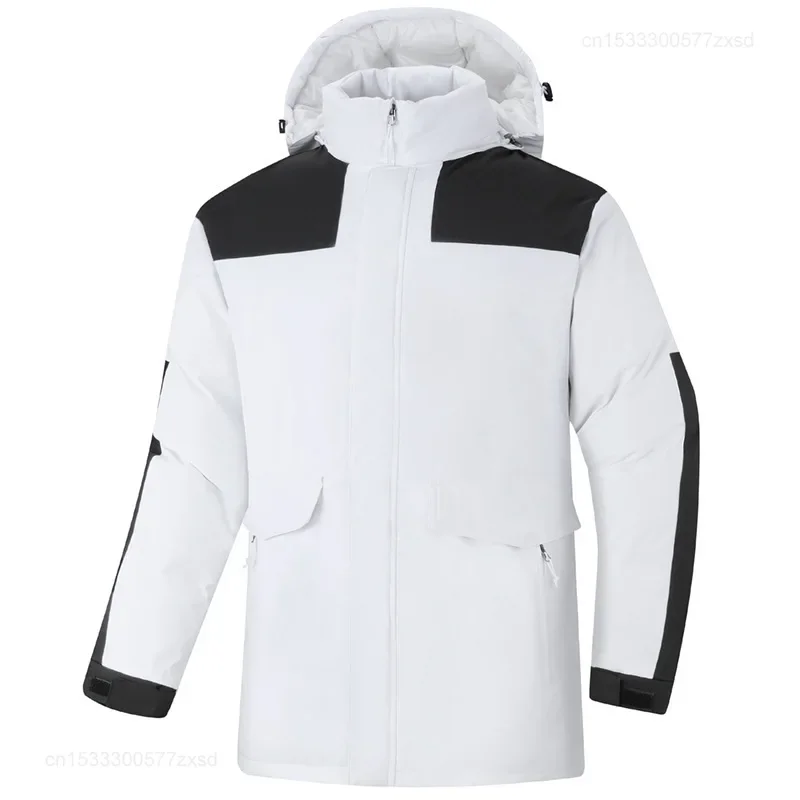 Imagem -06 - Xiaomi-cabolsa de Esqui Ultraleve com Capuz para Homens Impermeável Térmico Grosso Parka Quente Cabolsas de Neve Grande 7xl 2023 Inverno