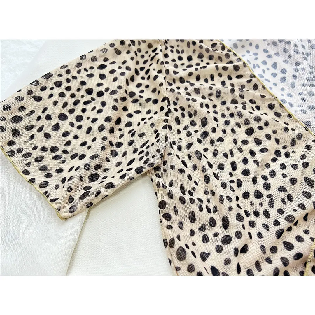 S - XXL, Bikini mit Leopardenmuster, hoher Bund, Damen-Badeanzug, dreiteiliges Bikini-Set, Badebekleidung, Badeanzug, Modell V2805SW. – Detail 26