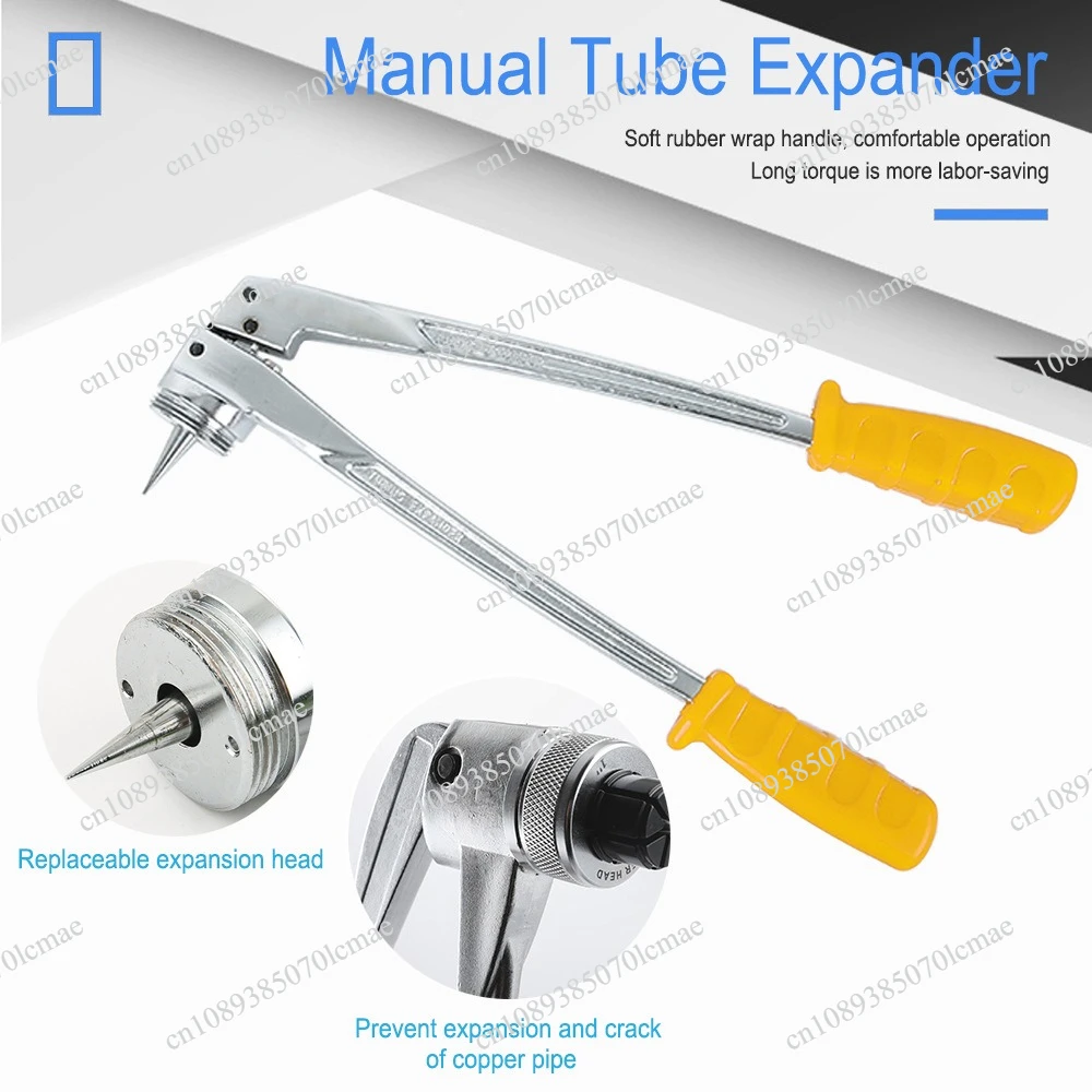 Level Tube Expanding Tool Kit 3/8''-1-5/8'' 10-42mm Inch/Metric Manual Refrigeration Copper Pipe Expanding Tool Set