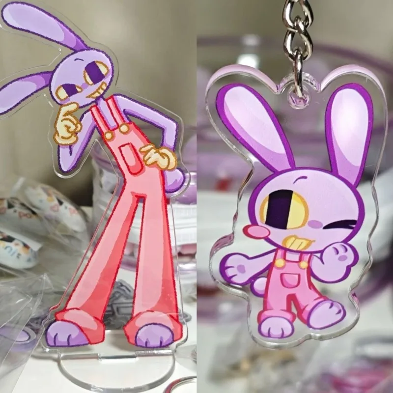 Figuras Jax, soporte acrílico, llavero de Anime Jax, bonito amigo exquisito, colección para niños, regalos, juguetes Shuzimaxituan