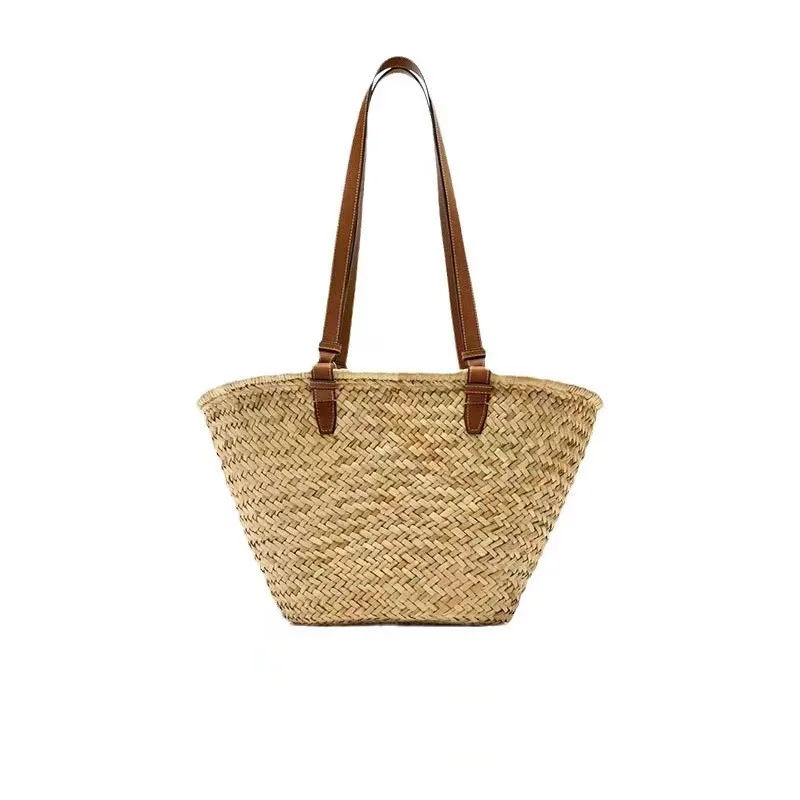 Large Capacity Casual And Simple Shoulder Bag Exquisite And Versatile Armpit Bag Summer New Outing And Vacation Straw Bag