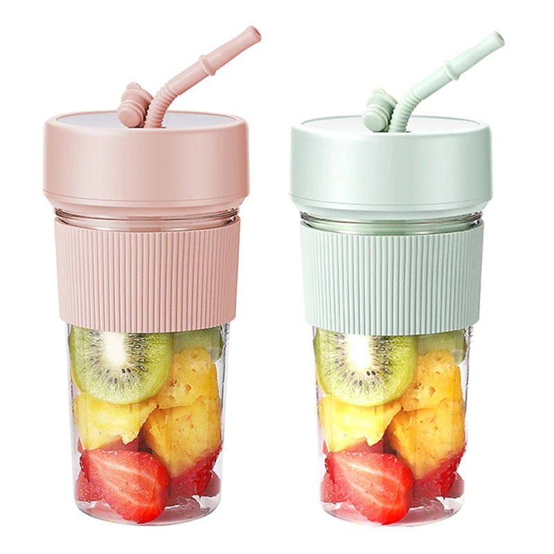 

Portable Blender Cup And Travel Lid,With USB Charging, Makes Smoothies And Shakes Creamy, Fruit Juicer For Kitchen